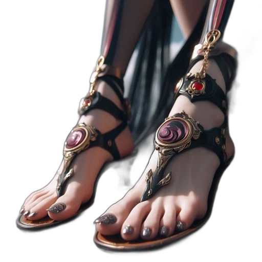 jewelry, shoes, weapon, fantasy art, concept art, photorealistic, watercolor, dark transparent PNG cut-out