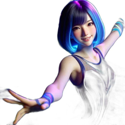 staff, concept art, 3d render, fantasy art, photorealistic, blue, pastel, futuristic transparent PNG cut-out