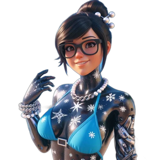 robot, staff, face, weapon, concept art, 3d render, cartoon, comic book art transparent PNG cut-out
