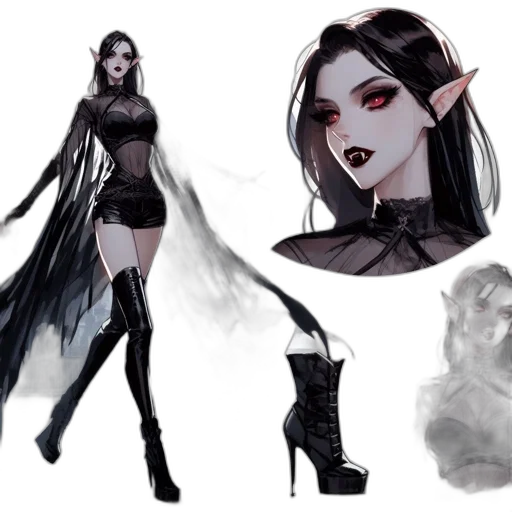concept art, fantasy art, comic book art, pixel art, dark, monochrome, pastel, red transparent PNG cut-out
