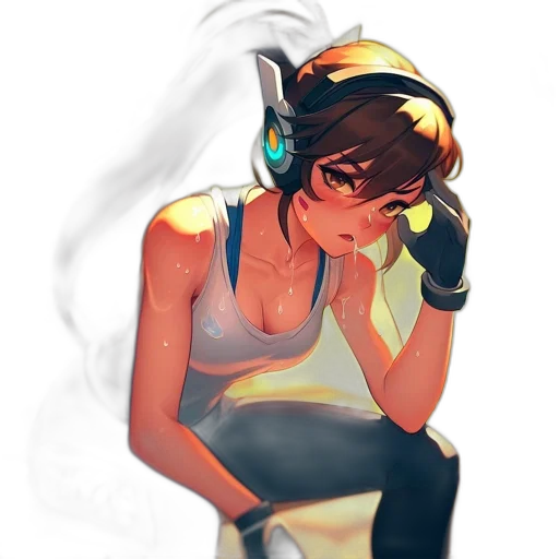 mask, robot, face, staff, concept art, pixel art, cyberpunk, anime transparent PNG cut-out