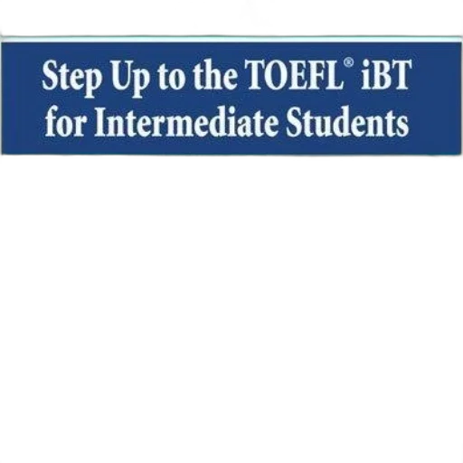 book, cover, titled, step, toefl, ibt, intermediate, students transparent PNG cut-out