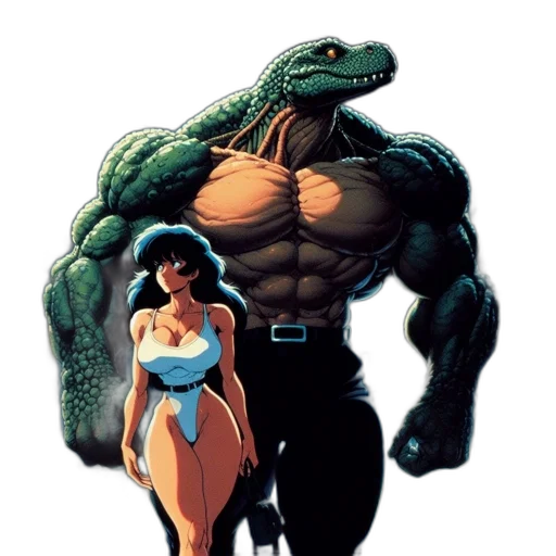 creature, comic book art, concept art, pixel art, fantasy art, underwater, woman, large transparent PNG cut-out