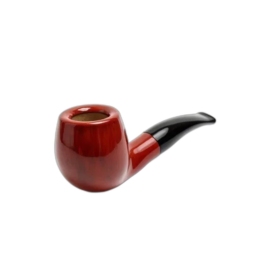photorealistic, 3d render, red, shiny, clay, pipe, smooth, surface transparent PNG cut-out