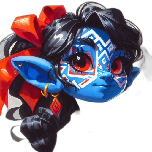 mask, face, staff, creature, concept art, fantasy art, pixel art, photorealistic transparent PNG cut-out