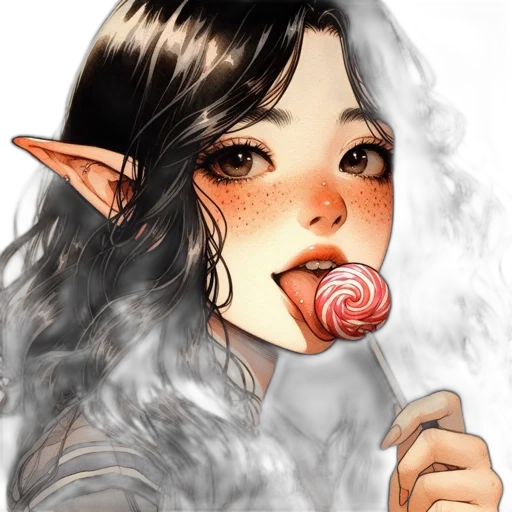 face, dragon, flower, mask, fantasy art, watercolor, concept art, photorealistic transparent PNG cut-out