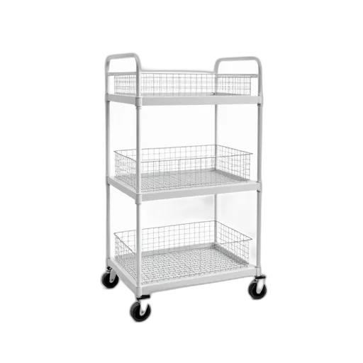 furniture, 3d render, white, metal, shelving, unit, two, shelves transparent PNG cut-out