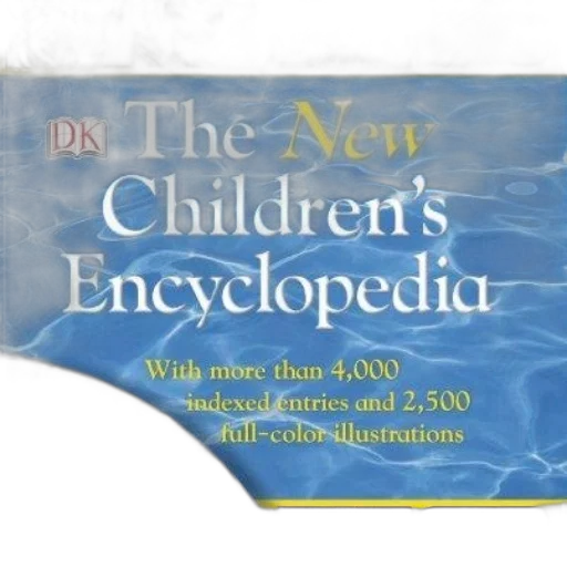 blue, new, children, encyclopedia, featuring, over, 000, indexed transparent PNG cut-out