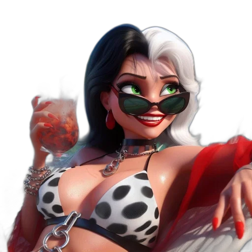 concept art, fantasy art, 3d render, comic book art, animated, female, character, relaxes transparent PNG cut-out