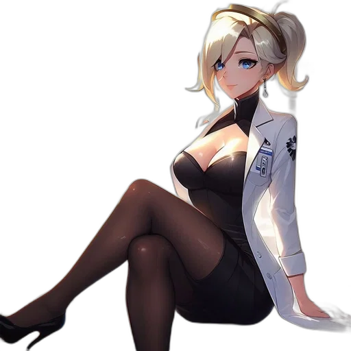 dress, staff, robot, weapon, pixel art, concept art, anime, cartoon transparent PNG cut-out
