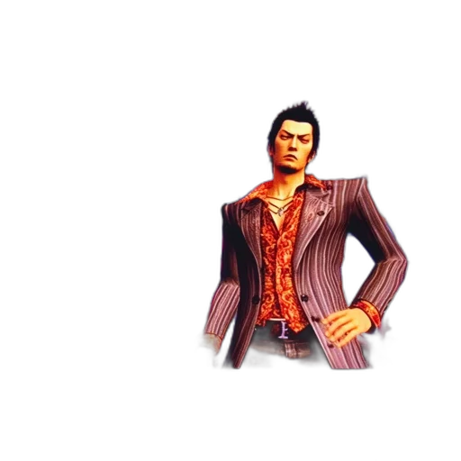 jacket, staff, robot, 3d render, pixel art, concept art, photorealistic, red transparent PNG cut-out