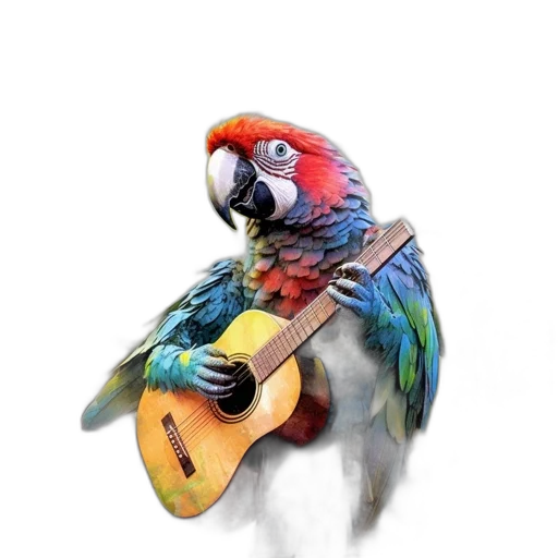 animal, mask, jacket, creature, watercolor, photorealistic, concept art, fantasy art transparent PNG cut-out