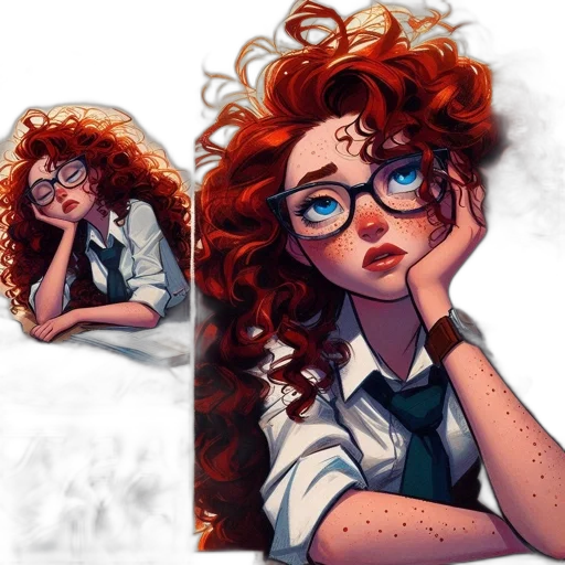 comic book art, concept art, fantasy art, cartoon, underwater, monochrome, dark, digitally transparent PNG cut-out