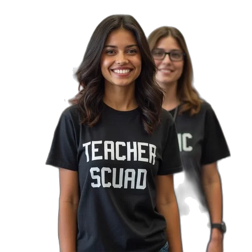 staff, 3d render, teacher, squad, shirt transparent PNG cut-out