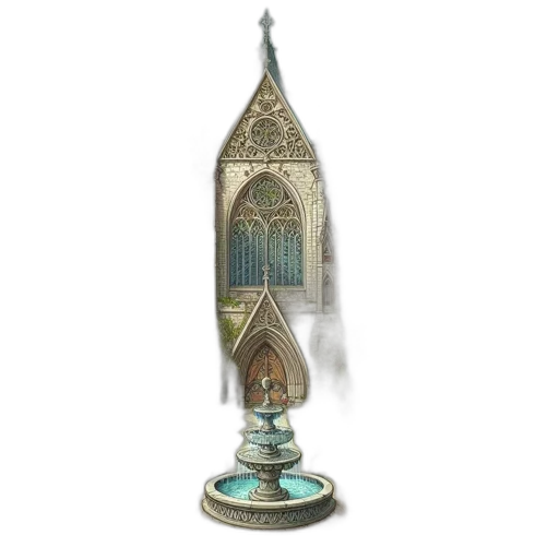 jewelry, staff, crown, bottle, 3d render, photorealistic, front, grand transparent PNG cut-out