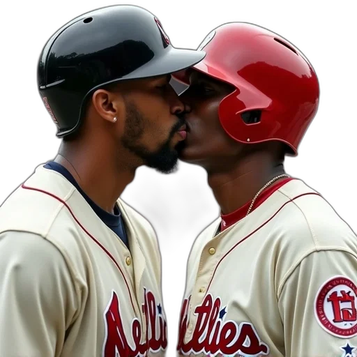 newspaper, cover, tiger, jones, being, kissed, baseball, player transparent PNG cut-out