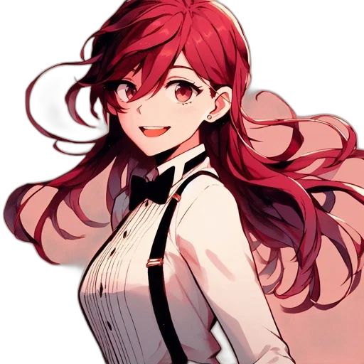 staff, dress, crown, face, anime, pixel art, cartoon, concept art transparent PNG cut-out