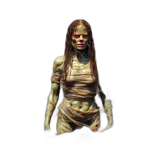 creature, face, mask, staff, concept art, pixel art, fantasy art, comic book art transparent PNG cut-out