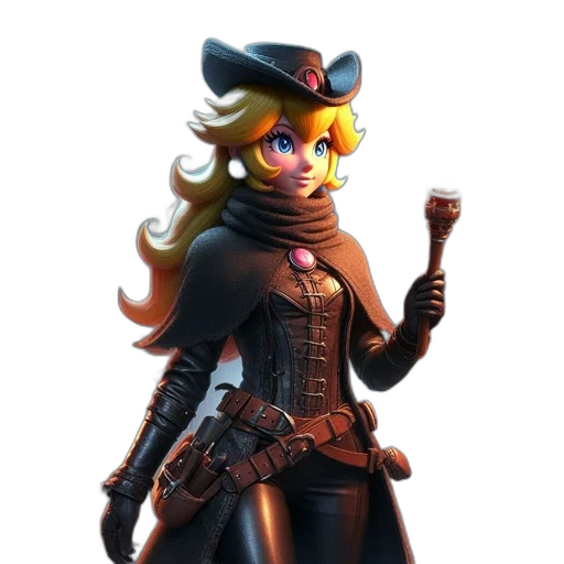 staff, weapon, hat, sword, concept art, fantasy art, pixel art, 3d render transparent PNG cut-out