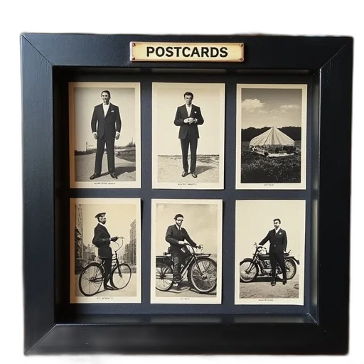 furniture, face, jacket, photorealistic, monochrome, collection, vintage, postcards transparent PNG cut-out