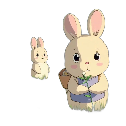 animal, flower, creature, concept art, 3d render, anime, cartoon, pastel transparent PNG cut-out