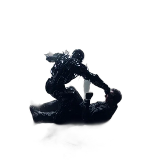 robot, weapon, sword, creature, 3d render, concept art, comic book art, pixel art transparent PNG cut-out
