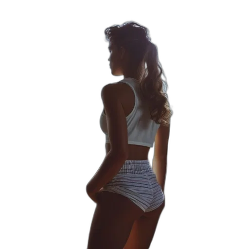 dress, jacket, hair, hat, photorealistic, young, woman, long transparent PNG cut-out