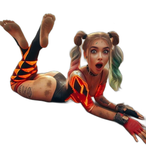 creature, animal, hair, comic book art, concept art, fantasy art, anime, woman transparent PNG cut-out