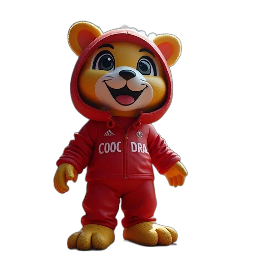 3d render, london, olympics, mascot, olympic, stadium transparent PNG cut-out