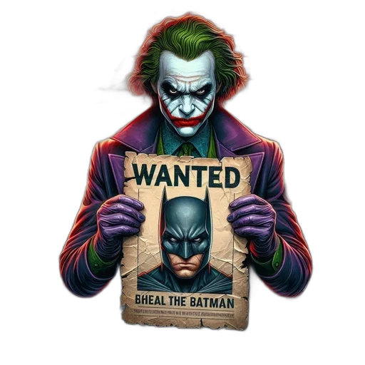 mask, face, weapon, comic book art, concept art, cartoon, fantasy art, joker transparent PNG cut-out