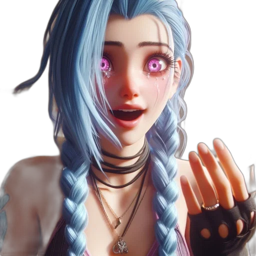 face, jewelry, staff, robot, fantasy art, anime, concept art, 3d render transparent PNG cut-out