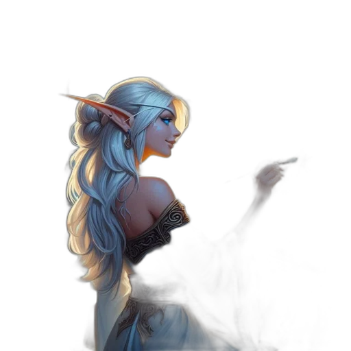 dragon, staff, dress, fantasy art, concept art, pixel art, watercolor, fire transparent PNG cut-out