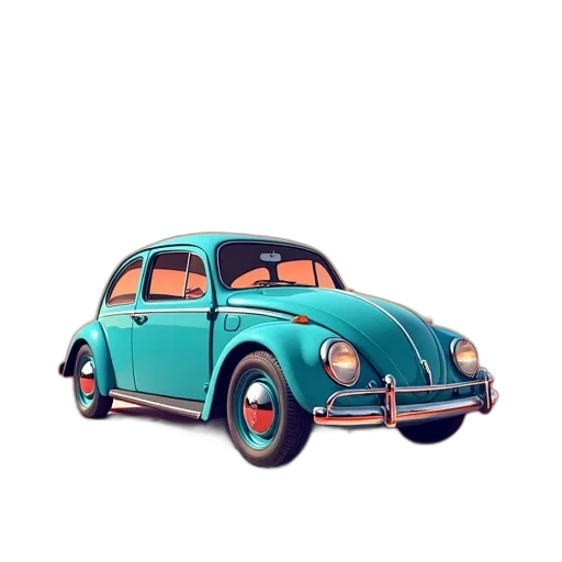 car, animal, concept art, 3d render, watercolor, photorealistic, blue, colorful transparent PNG cut-out