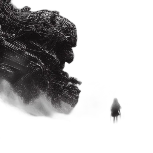 creature, dragon, hair, concept art, fantasy art, fog, outer space, forest transparent PNG cut-out