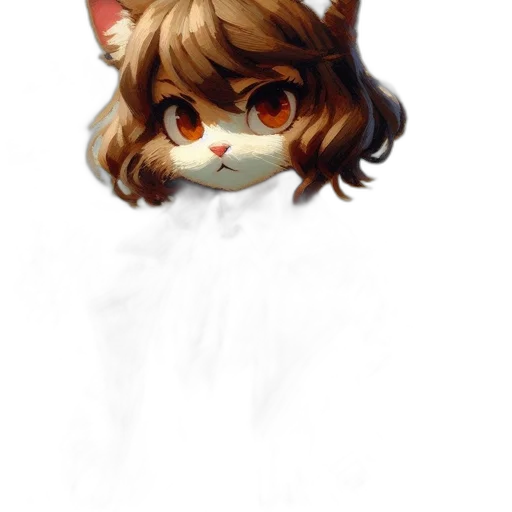 staff, mask, face, animal, pixel art, concept art, fantasy art, anime transparent PNG cut-out