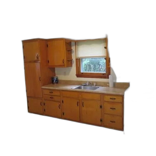 furniture, jewelry, staff, 3d render, vintage, kitchen, wooden, cabinets transparent PNG cut-out
