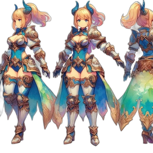 concept art, fantasy art, pixel art, anime, blue, pastel, colorful, dark transparent PNG cut-out