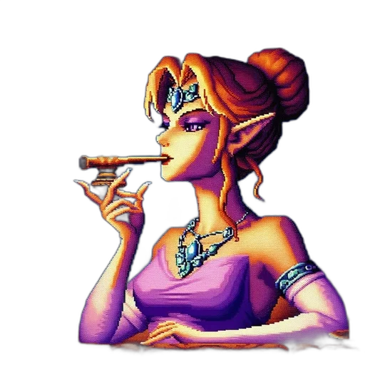 jewelry, staff, crown, fantasy art, pixel art, concept art, watercolor, fire transparent PNG cut-out