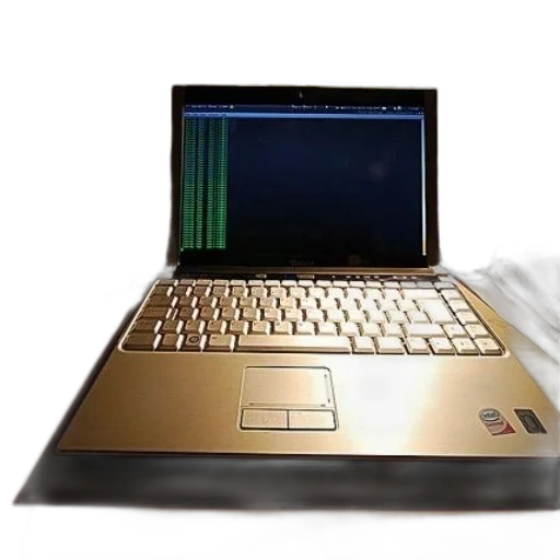 staff, 3d render, golden, laptop, green, text, window, open transparent PNG cut-out