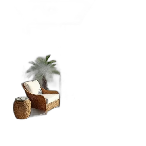 furniture, shoes, jewelry, hat, 3d render, photorealistic, concept art, beach transparent PNG cut-out