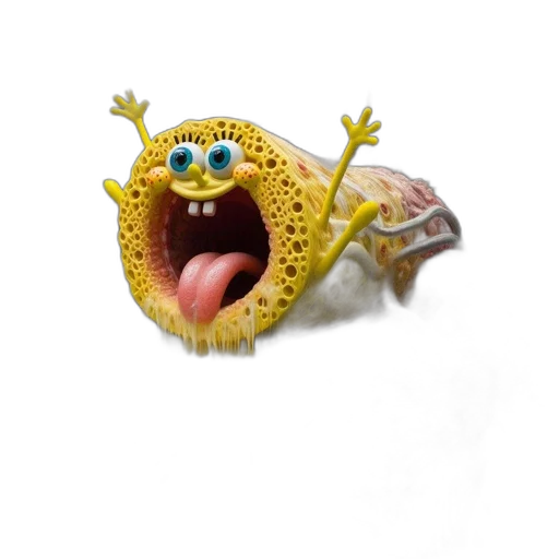 food, creature, animal, jewelry, 3d render, concept art, photorealistic, oversized transparent PNG cut-out