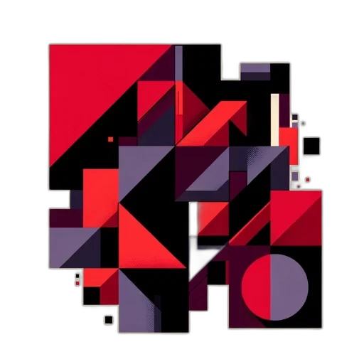 face, pixel art, concept art, 3d render, photorealistic, outer space, red, colorful transparent PNG cut-out