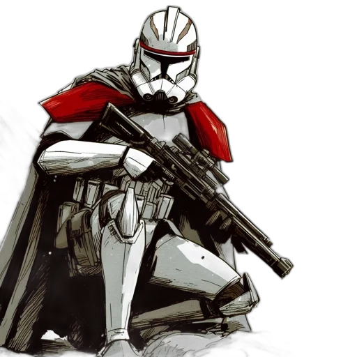 weapon, concept art, comic book art, fantasy art, pixel art, armored, figure, resembling transparent PNG cut-out