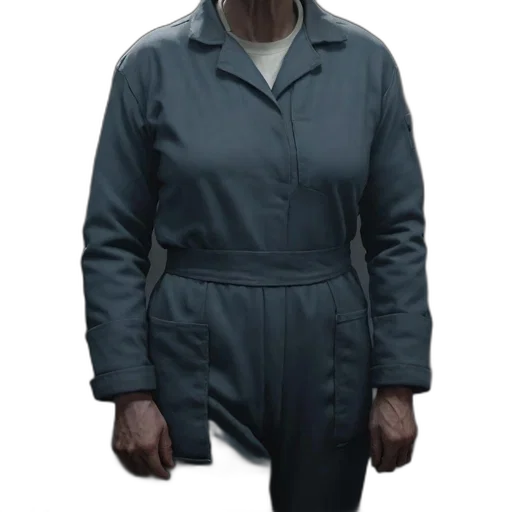 jacket, staff, dress, face, 3d render, concept art, photorealistic, cyberpunk transparent PNG cut-out