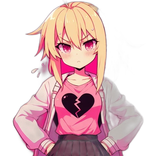 jacket, dress, staff, weapon, anime, pixel art, cartoon, concept art transparent PNG cut-out
