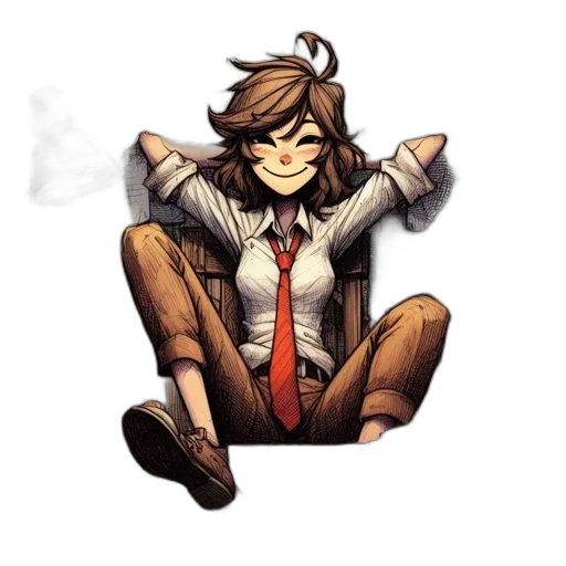 jacket, staff, mask, face, pixel art, concept art, comic book art, watercolor transparent PNG cut-out