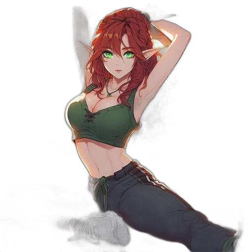 weapon, staff, anime, watercolor, fantasy art, pixel art, fire, green transparent PNG cut-out