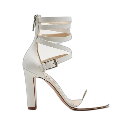 shoes, white, ankle, tie transparent PNG cut-out