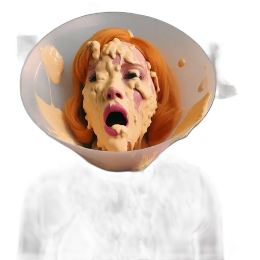 mask, face, food, hat, 3d render, photorealistic, concept art, outer space transparent PNG cut-out