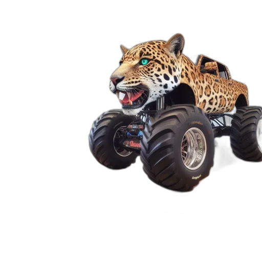 car, animal, creature, robot, 3d render, concept art, photorealistic, fantasy art transparent PNG cut-out